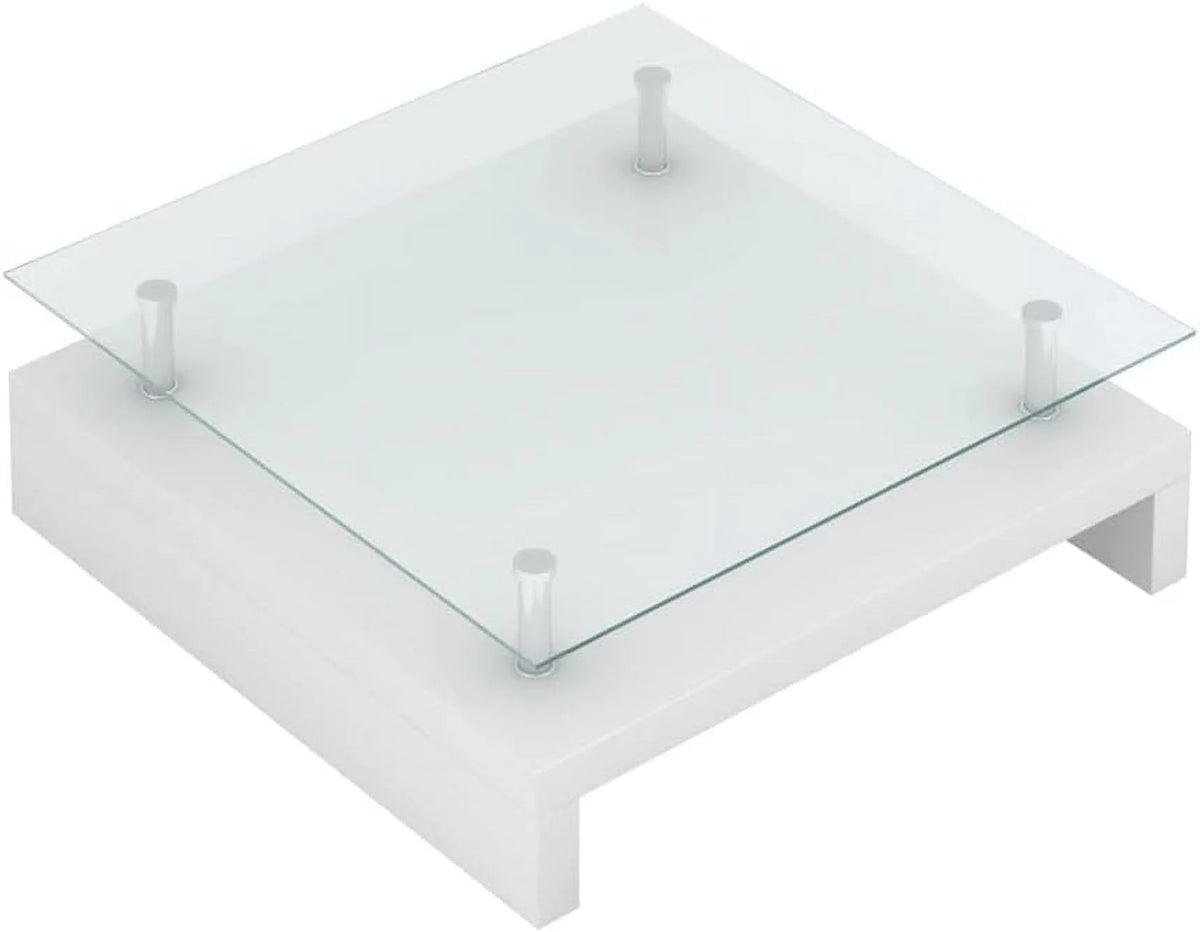 White Glass Top Coffee Table T18629