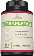 Serrapeptase Enzyme Supplement 90 Enteric Coated Capsules G80567