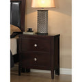 Cappuccino 2-drawer Wooden Nightstand R83081