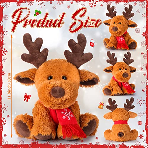 Stuffed Animal Plush Moose Reindeer X95229