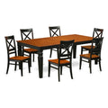 7 Piece Wood Kitchen Table and Chairs P733
