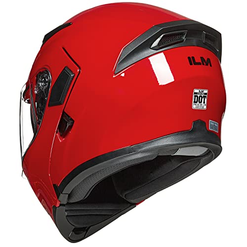 Motorcycle Dual Visor Flip up Modular Full Face Helmet DOT B960197