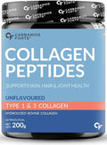 Hydrolyzed Collagen Peptides Powder Unflavored 200g W191