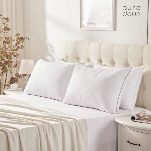 Goose Feathers and Down Pillow Set of 2 King I22759