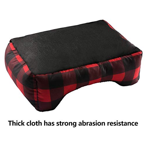 Printed Flannel Rectangle Plush Dog Cat Bed U20762