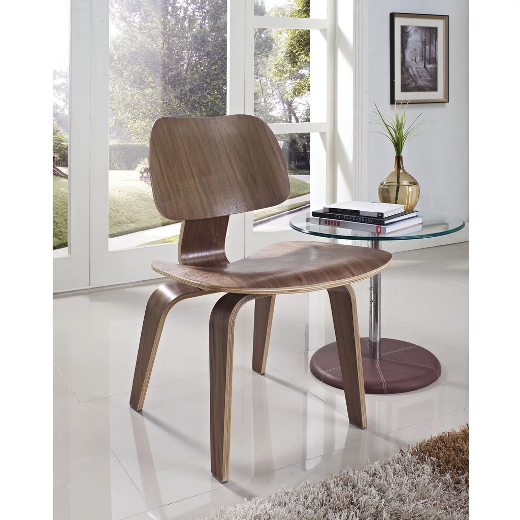 Walnut Dining Chairs Set of 2 O326