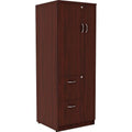 2 Drawer Mahogany Laminate Storage Cabinet O95135