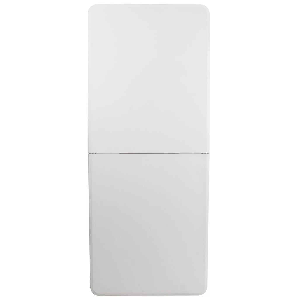 6-Foot Bi-Fold Granite White Plastic Folding Table with Carrying Handle V68978