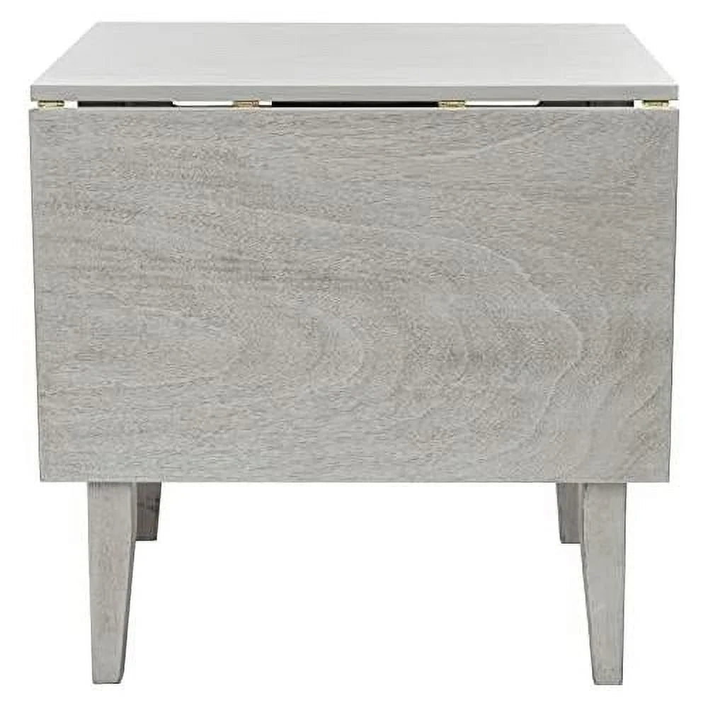 Dark Grey Drop End Leaf Dining Room Table T745