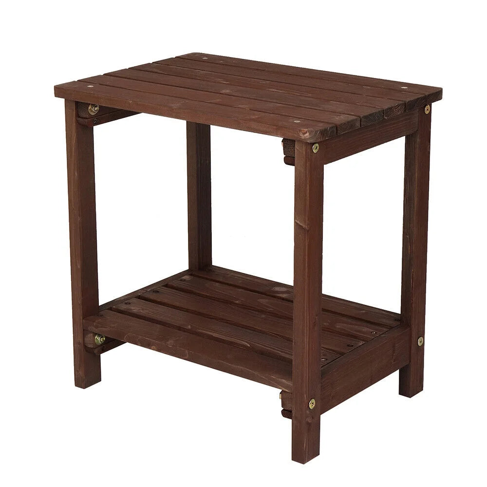 Solid Wood Rectangular Side Table Y61072
