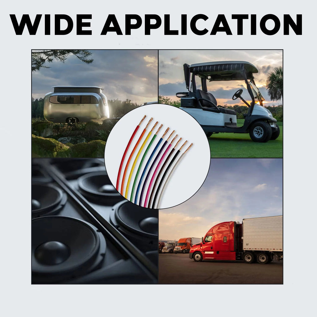 12 Gauge Automotive Primary Wire 7 Color 500ft P9387