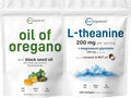 Oil of Oregano Softgels & L-Theanine with Magnesium Glycinate 2 Pack S624291