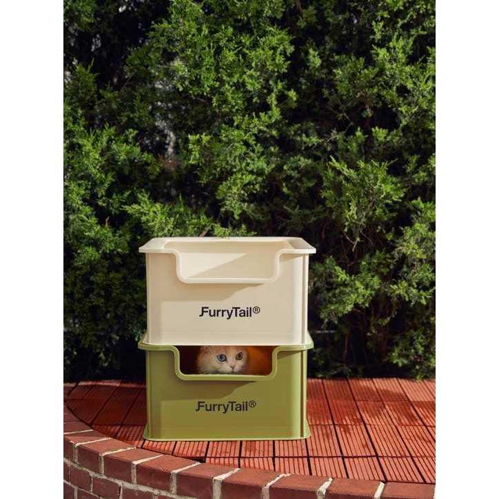XL Cat Litter Box With Scoop T8586