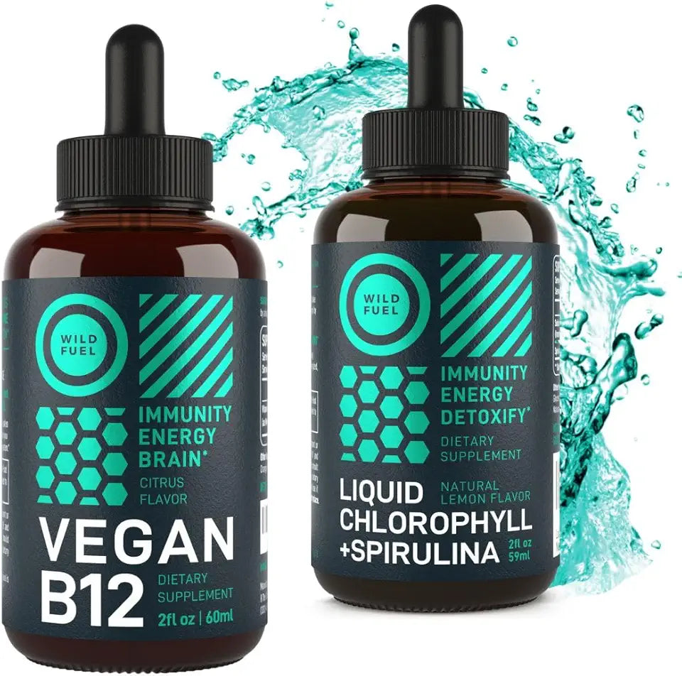 B12 and Chlorophyll Energy and Wellness Bundle I56937