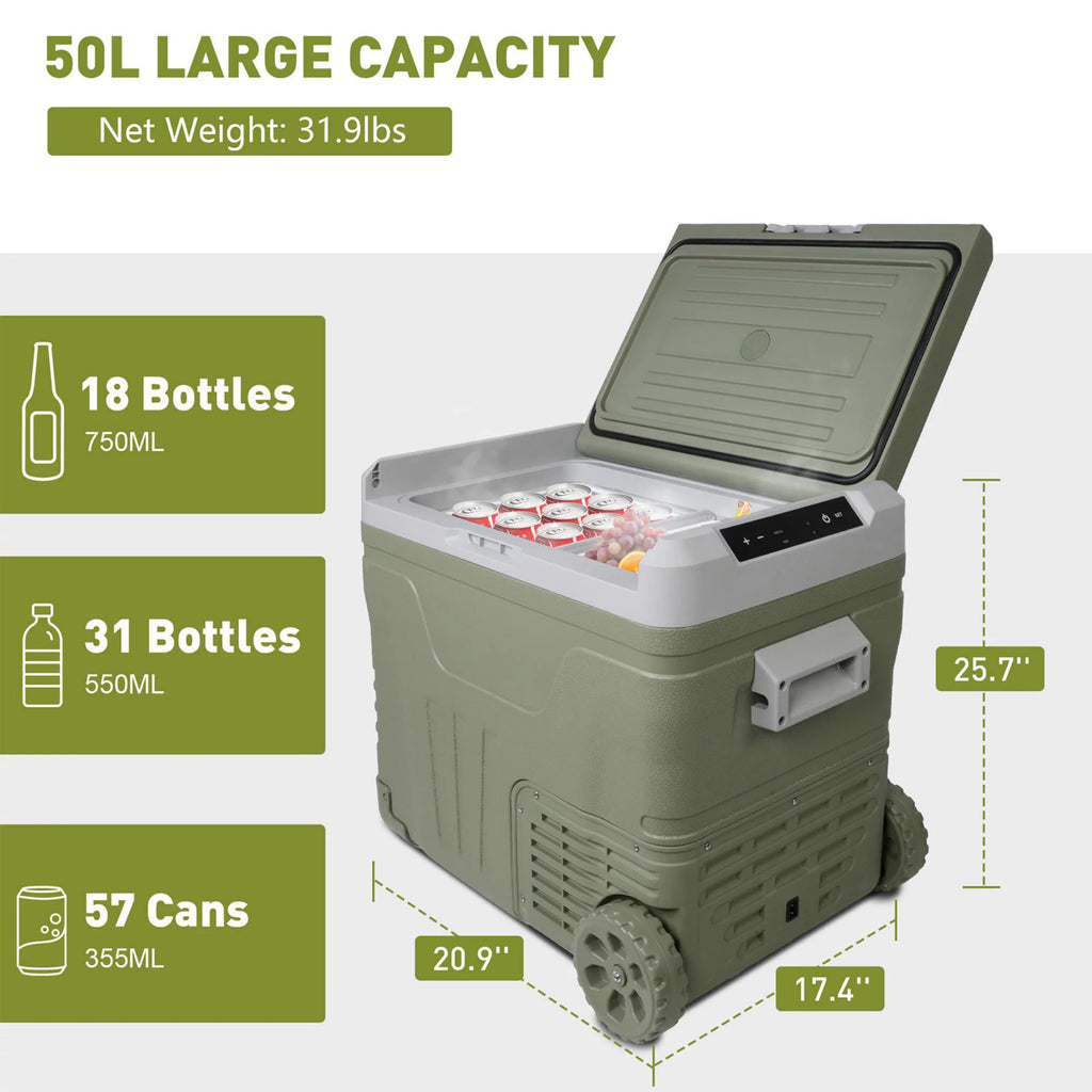 12 Volt 45.4 Quart Portable Freezer Electric Cooler R303225