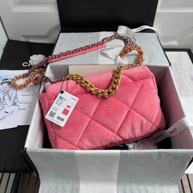 Large Velvet Flap Bag Z977444