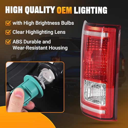 Tail Lights Assembly with Bulb and Harness I758