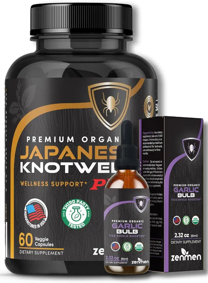 Japanese Knotweed Capsule and Garlic Tincture F73338