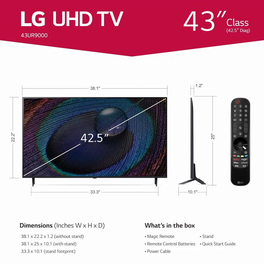 43" 4K UHD Smart TV with HDR H80338
