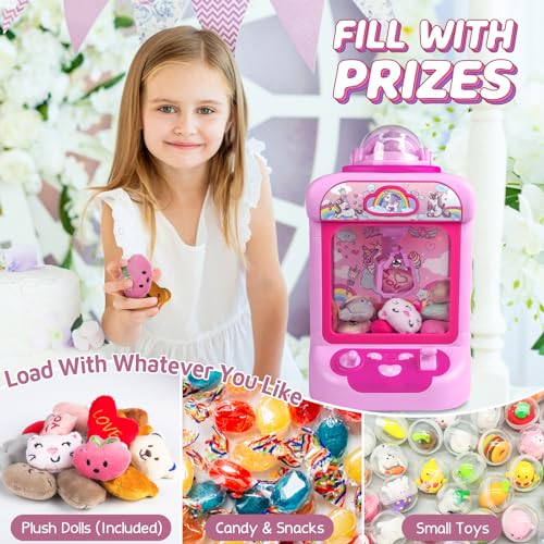 Mini Claw Machine with Sound & 20 Mini Plush Toys M804081