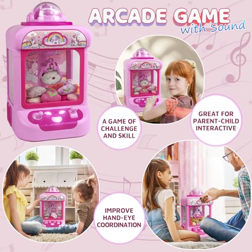 Mini Claw Machine with Sound & 20 Mini Plush Toys M804081