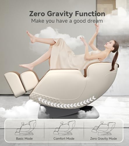 Brown Zero Gravity SL-Track Shiatsu Massage Chair Recliner K704