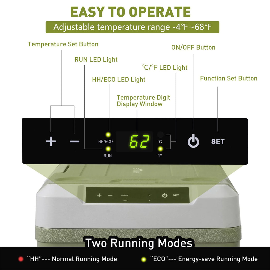 12 Volt 45.4 Quart Portable Freezer Electric Cooler R303225