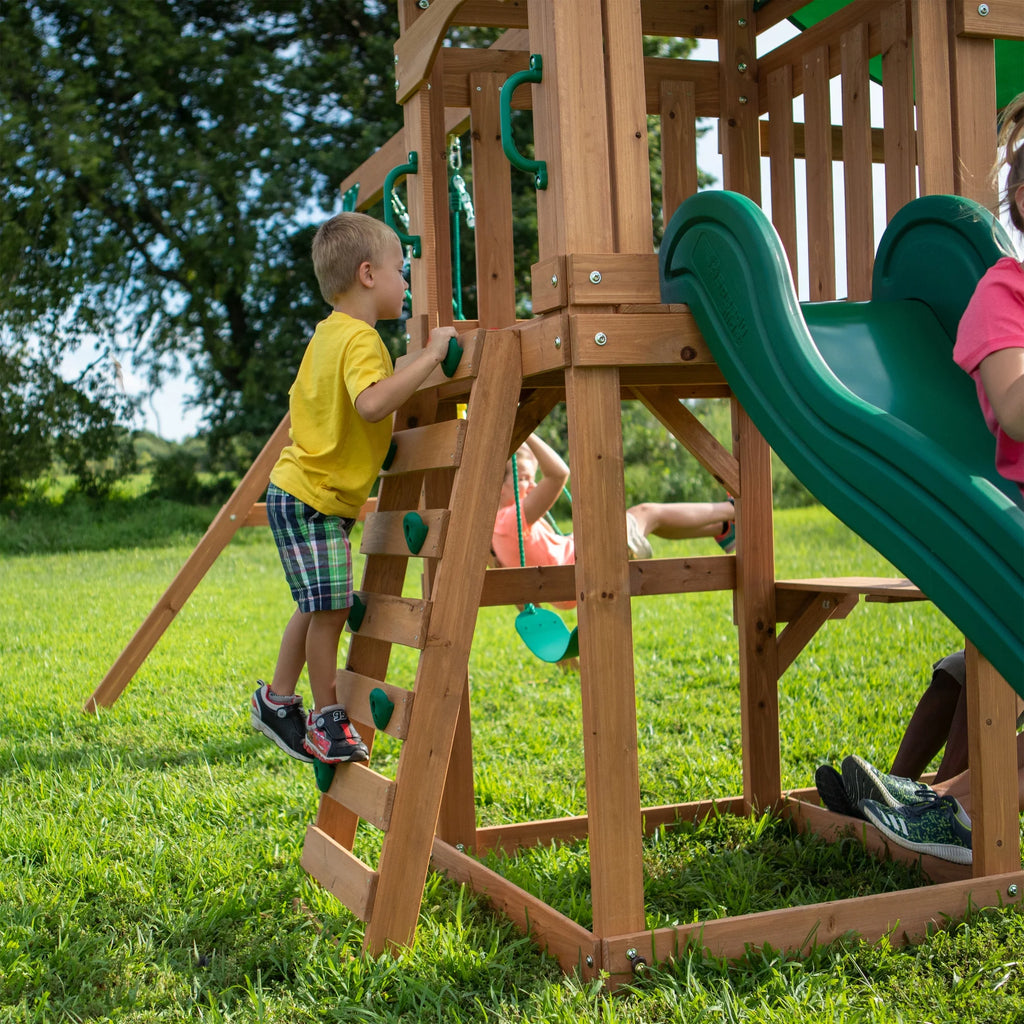 All Cedar Wood Playset Swing Set S669923