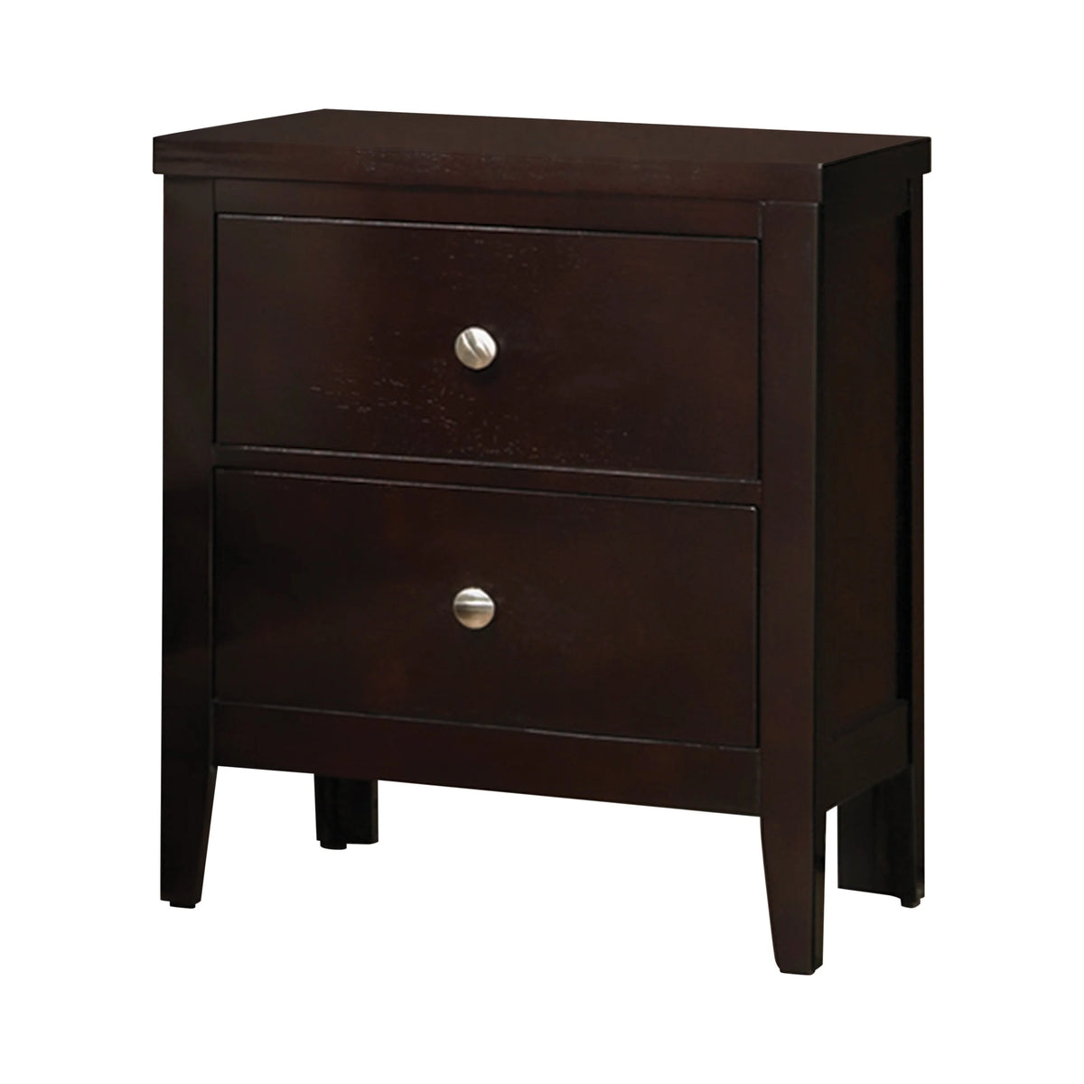 Cappuccino 2-drawer Wooden Nightstand R83081