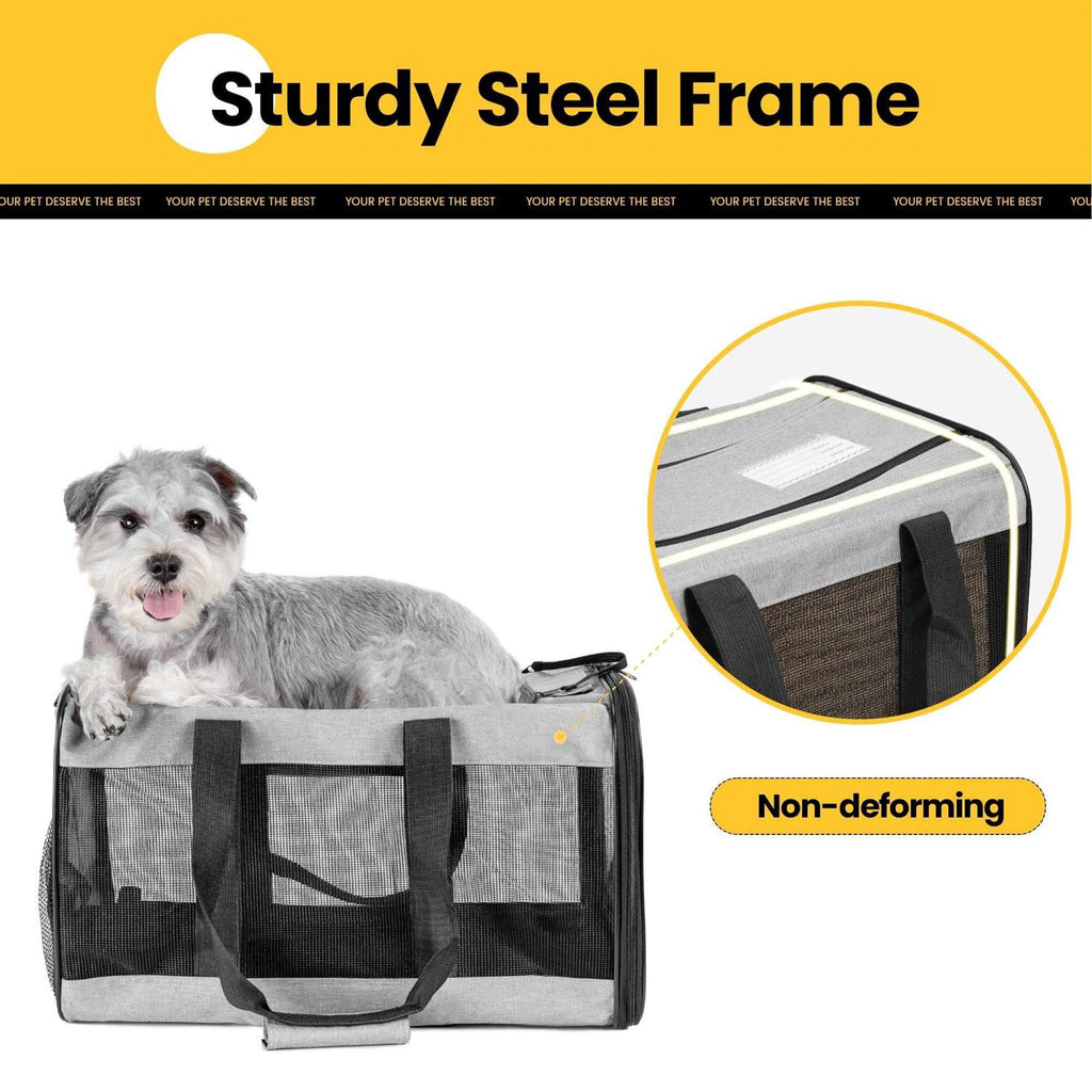 Soft-Sided Cat Carrier with Inner Safety Leash L664479
