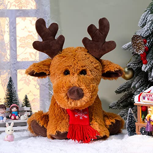 Stuffed Animal Plush Moose Reindeer X95229