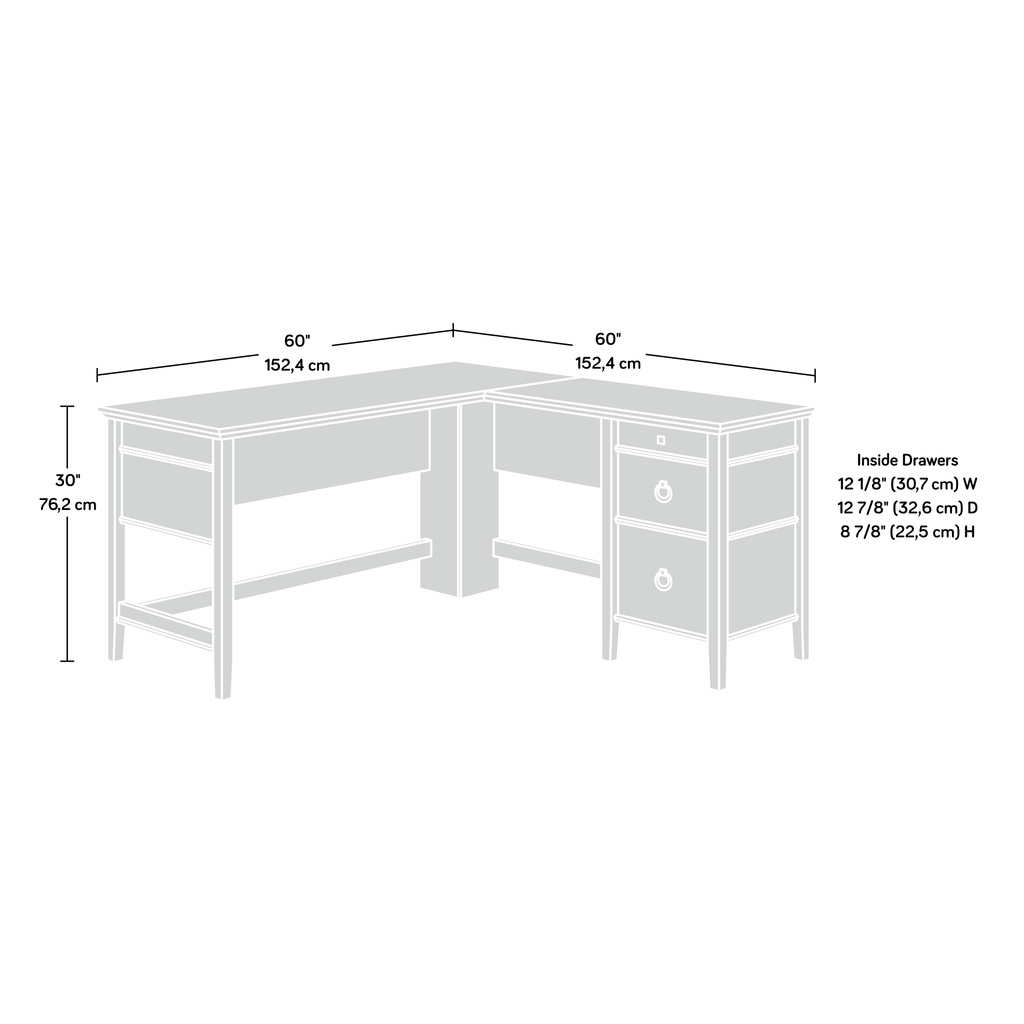 L-Shaped Computer Desk F1467
