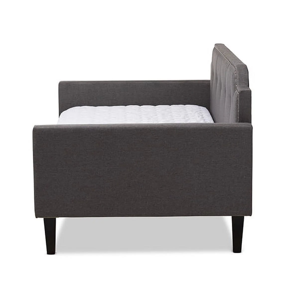 Grey Fabric Upholstered Twin Size Sofa Daybed M413307
