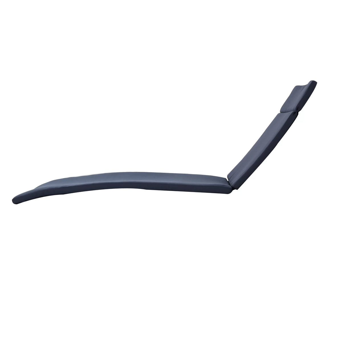 Navy Blue Outdoor Chaise Lounge Cushion I363153