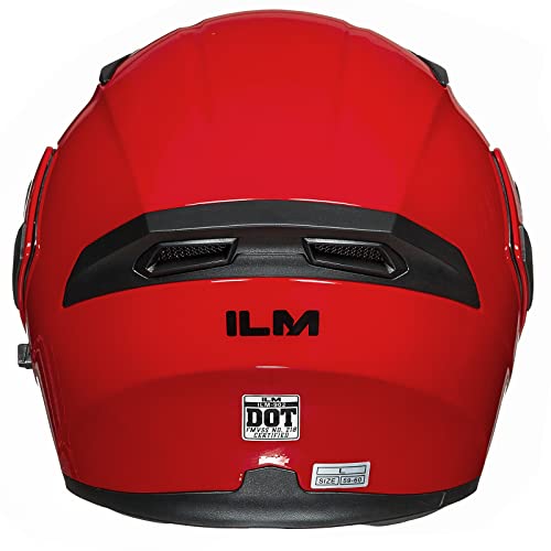 Motorcycle Dual Visor Flip up Modular Full Face Helmet DOT B960197