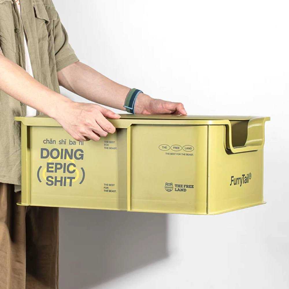 XL Cat Litter Box With Scoop T8586