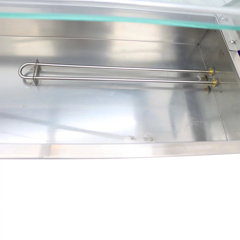 Electric Commercial Bain-marie Buffet Food Warmer Steam Table with Glass Guard 6-Pan B75841