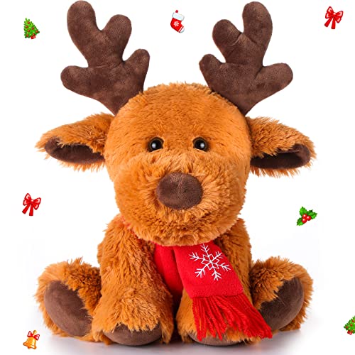 Stuffed Animal Plush Moose Reindeer X95229