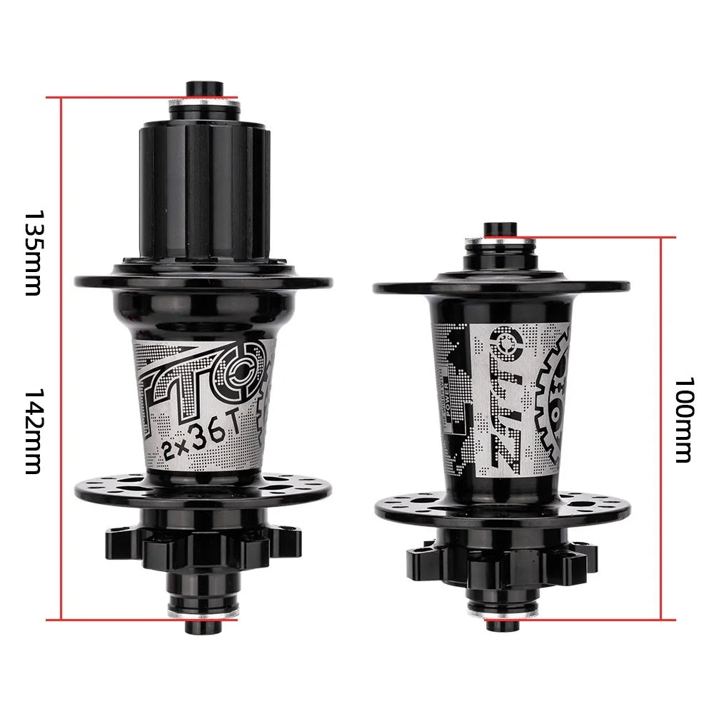 Bicycle Disc Brake Hub 6 Pawls 32 Hole O100301