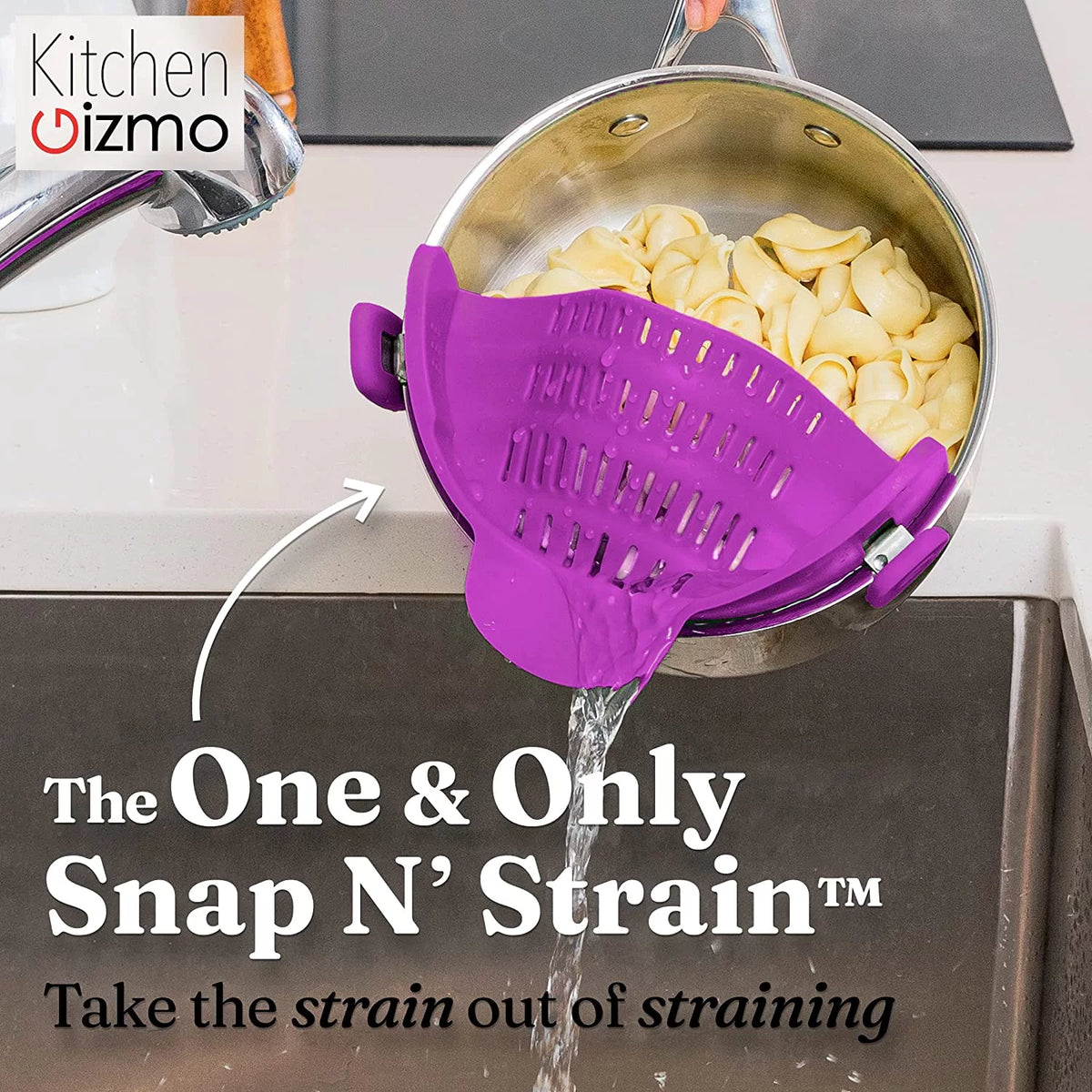 Adjustable Silicone Clip On Pot Strainer T626983