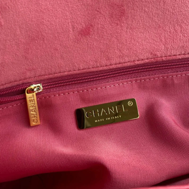 Large Velvet Flap Bag Z977444