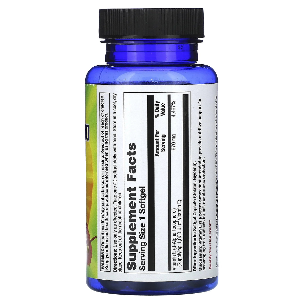 Vitamin E 670 mg 50 Softgels K129828