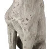 Antique White Outdoor Dog Garden Statue M162
