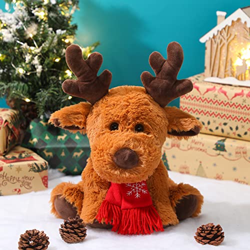 Stuffed Animal Plush Moose Reindeer X95229