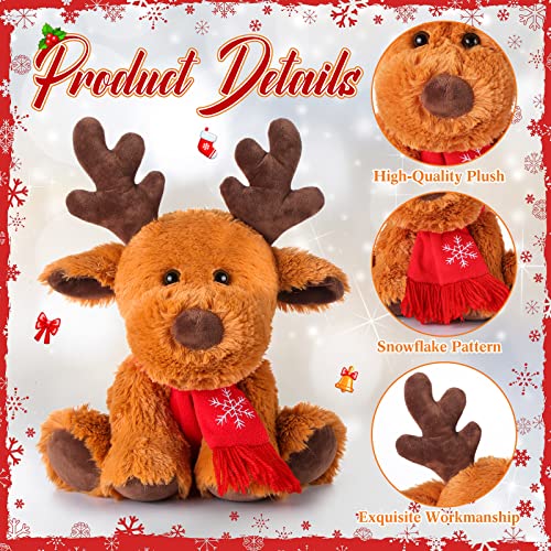 Stuffed Animal Plush Moose Reindeer X95229