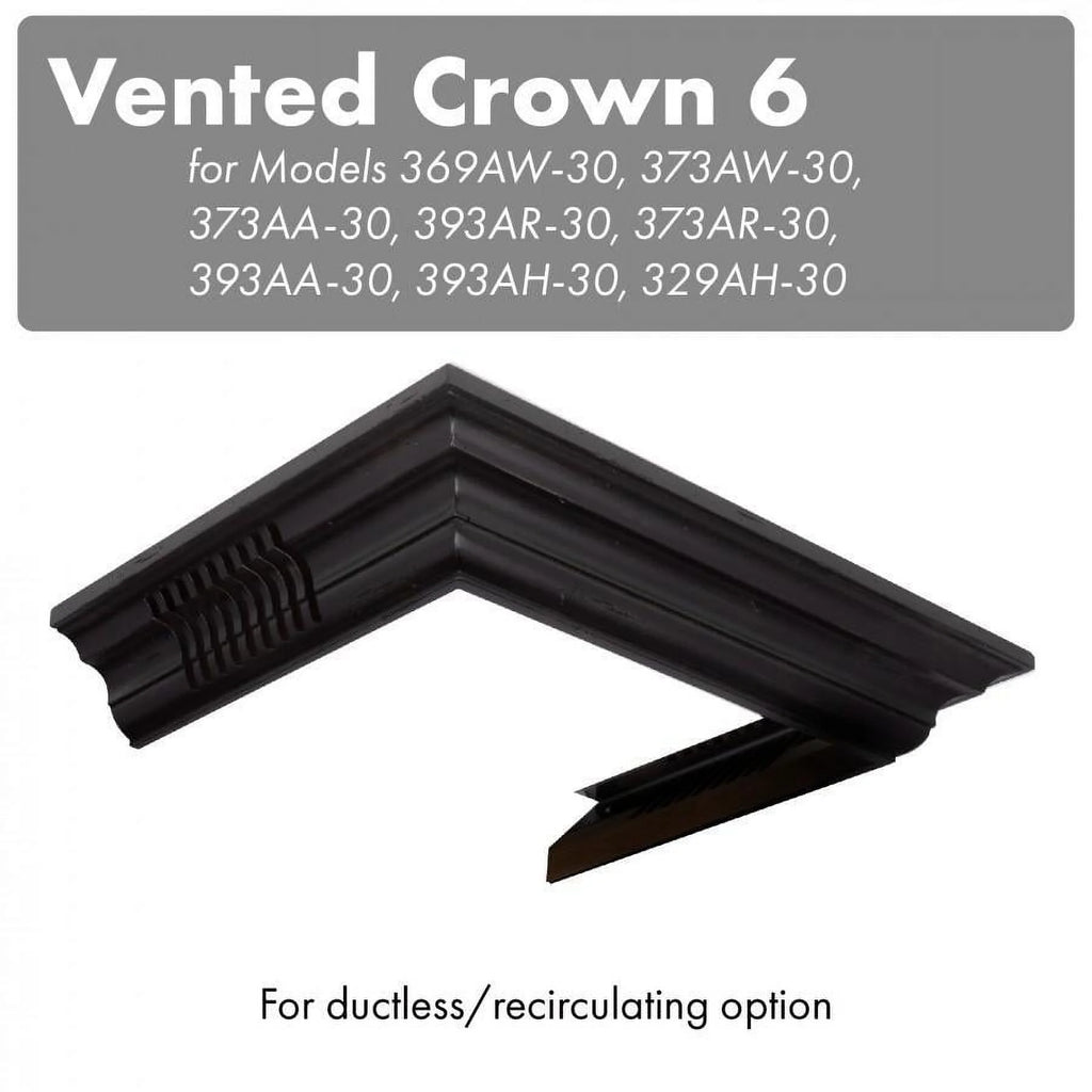 Vented Crown Molding Profile 6 for Wall Mount Range Hood N586573