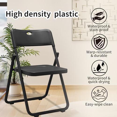 4 Pack Lightweight Folding Chair with Ventilation Holes L433