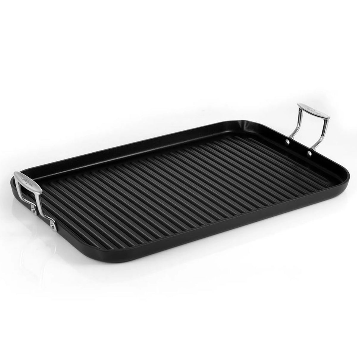 20" x 13" Nonstick Hard-Anodized Grill Pan H709