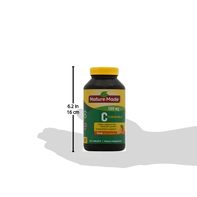 Chewable Vitamin C 500 mg Tablets 150 Count U54895