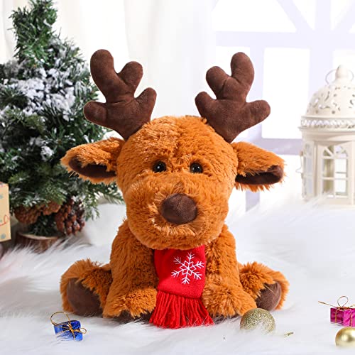 Stuffed Animal Plush Moose Reindeer X95229